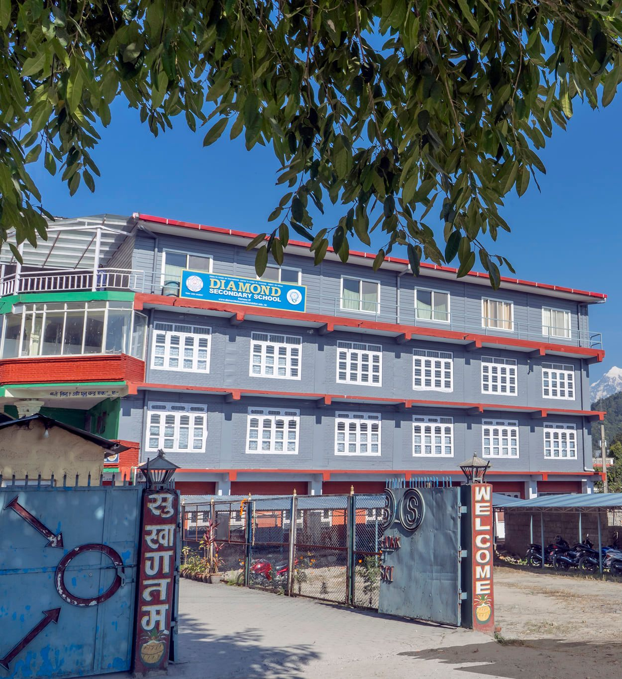 Diamond Secondary School, Pokhara Building 