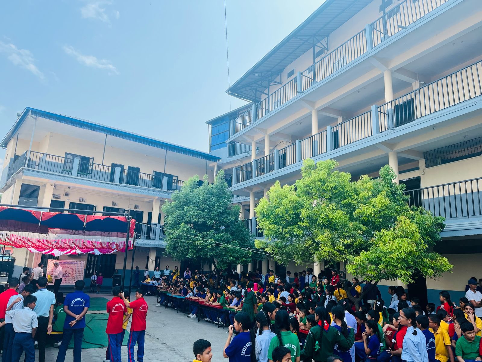 Ekata Shishu Niketan, Chitwan Building 