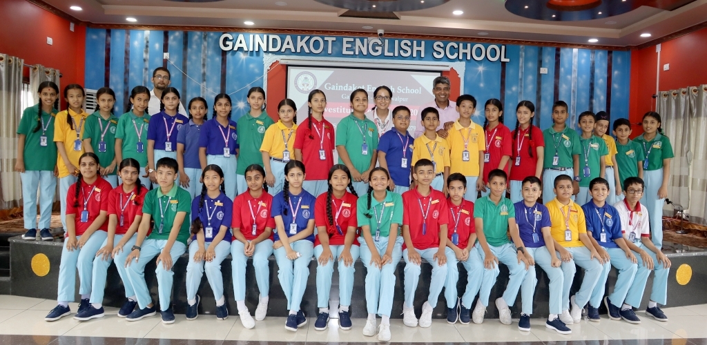 Gaindakot English School, Nawalpur Students 