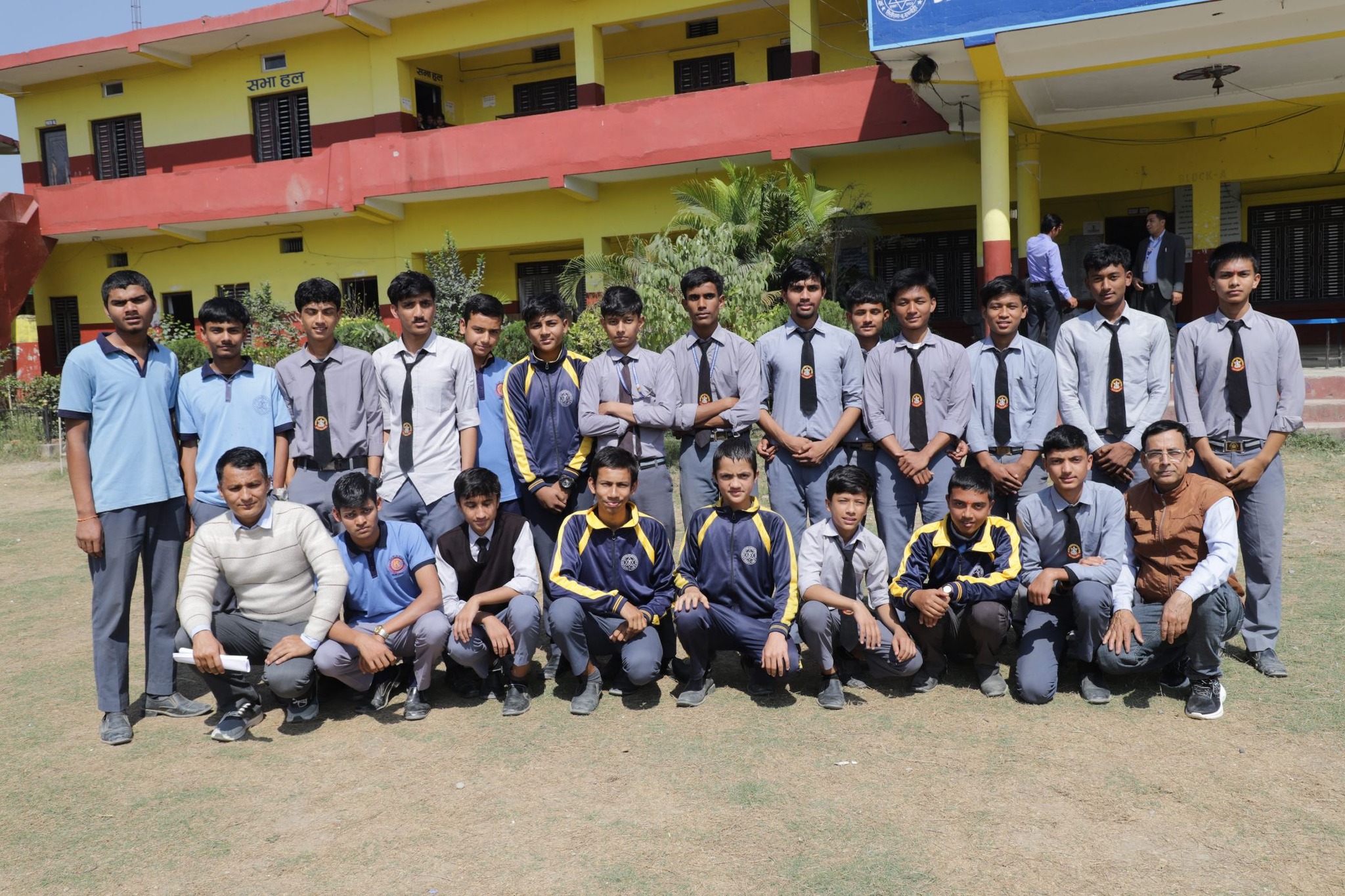 Girvan Saraswati Sanskrit Tatha Sadharan Secondary School Students 