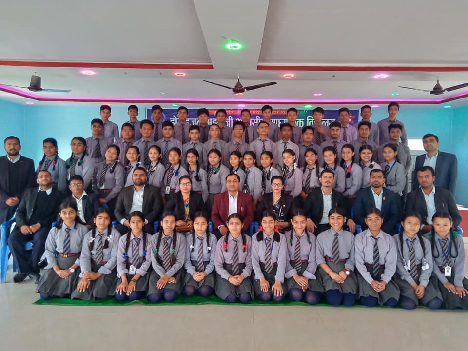Horizon English Boarding Secondary School, Kapilvastu Students 