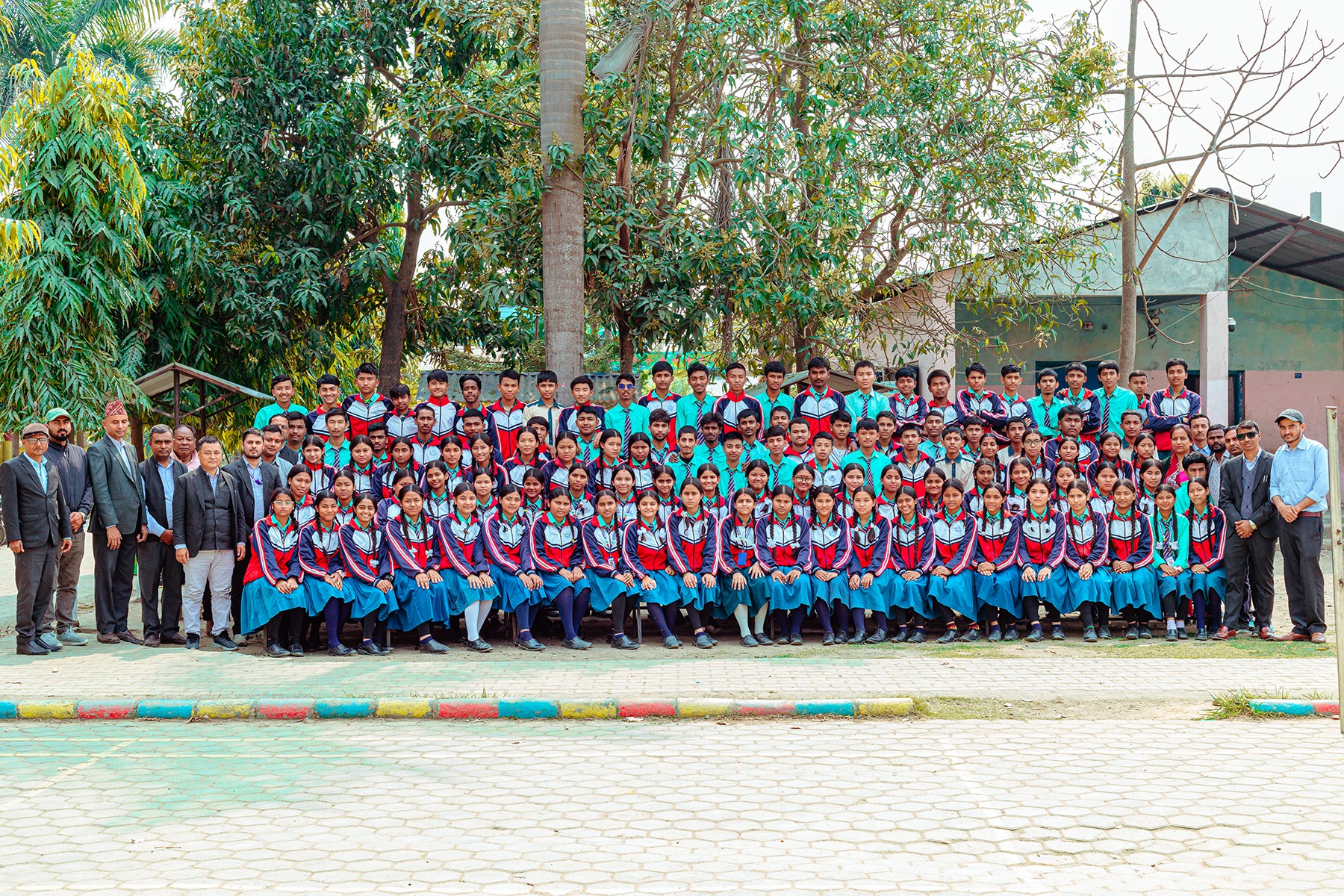Jyoti Secondary School, Parasi Students 