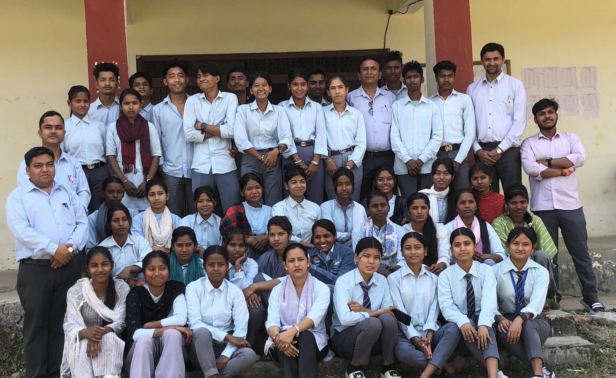 Kanak Muni Secondary School, Kapilvastu Students 