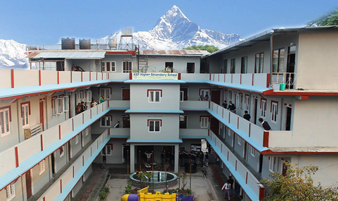 KEF Secondary School, Pokhara Building 