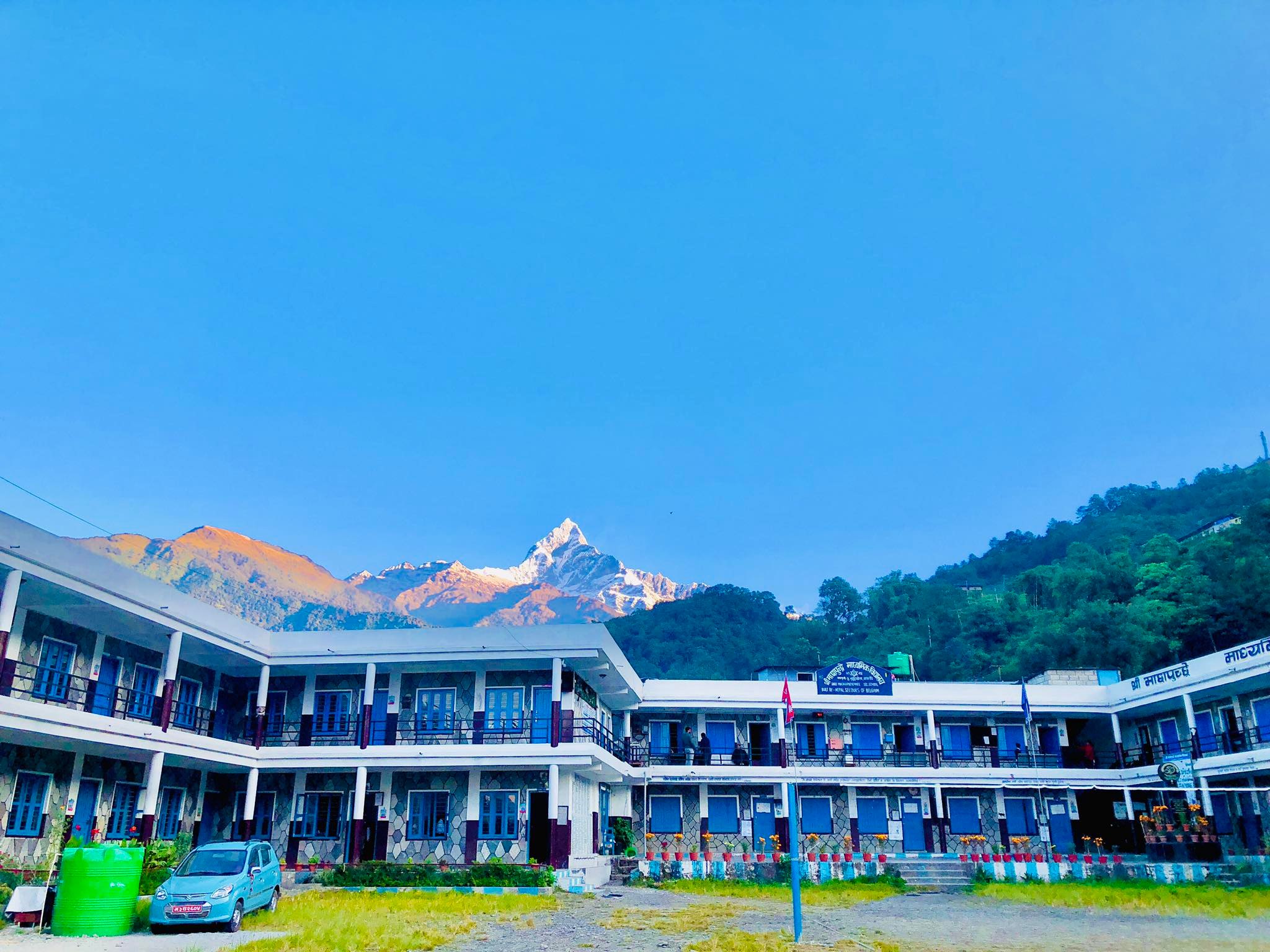 Machhapuchhre Secondary School, Pokhara Building 
