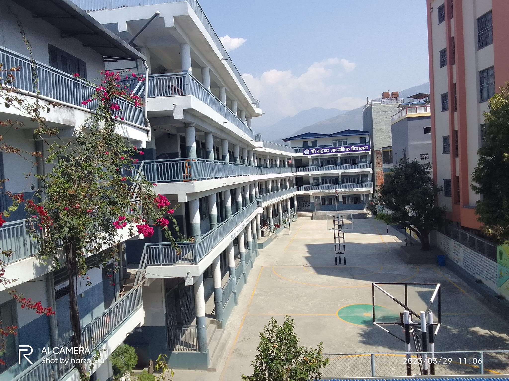 Mahendra Secondary School, Pokhara Building 