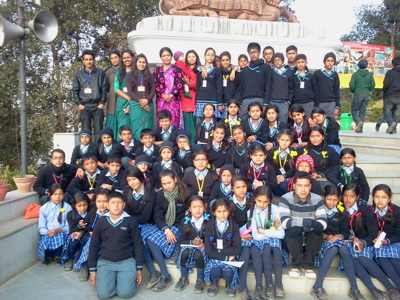 Manohara English Secondary School, Kathmandu Students 