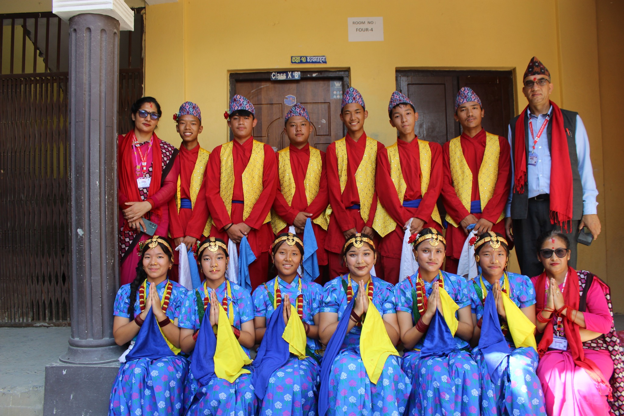 Mansingh Dharma Secondary School, Kathmandu Cultural Program Participants 