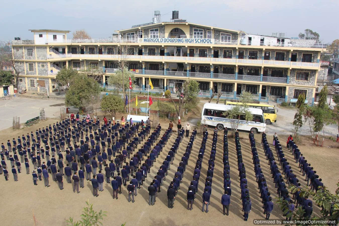 Marigold English Boarding Secondary School, Pokhara Building 