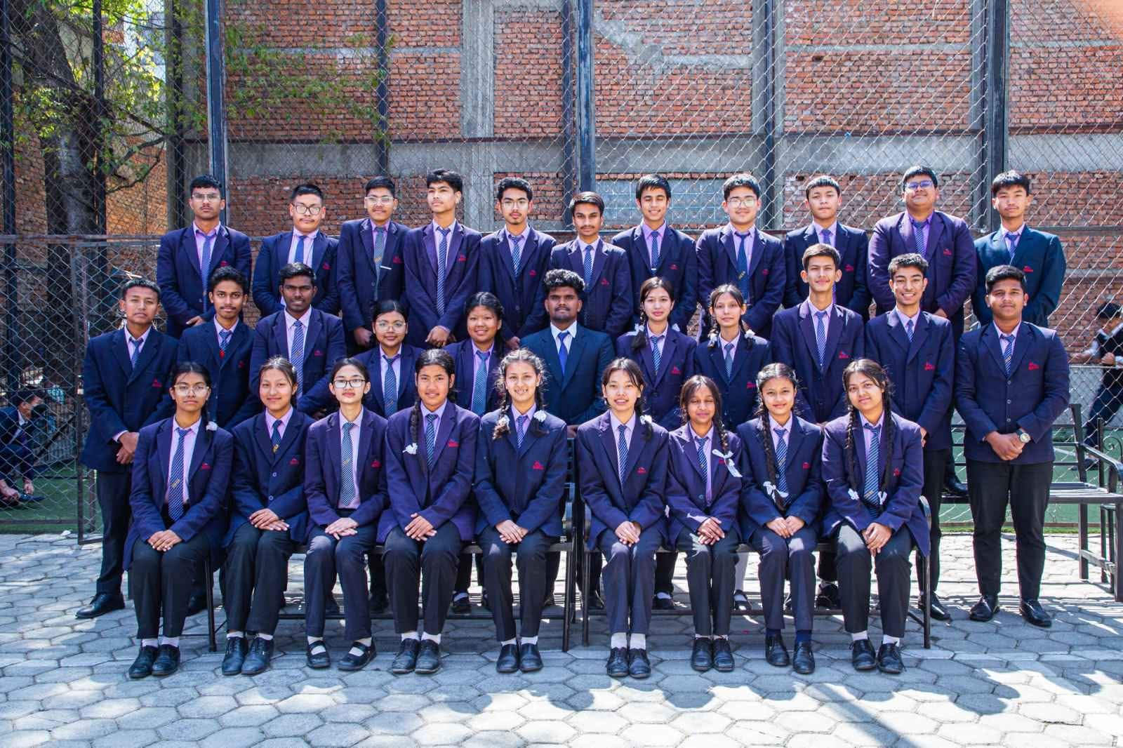 Mega Secondary School, Lalitpur Students 