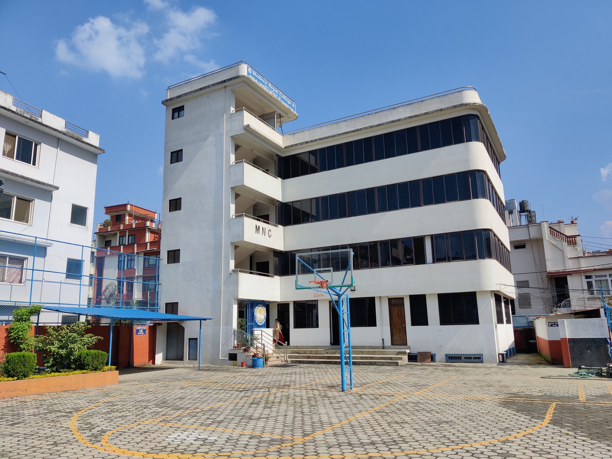Modern Nepal College Building 