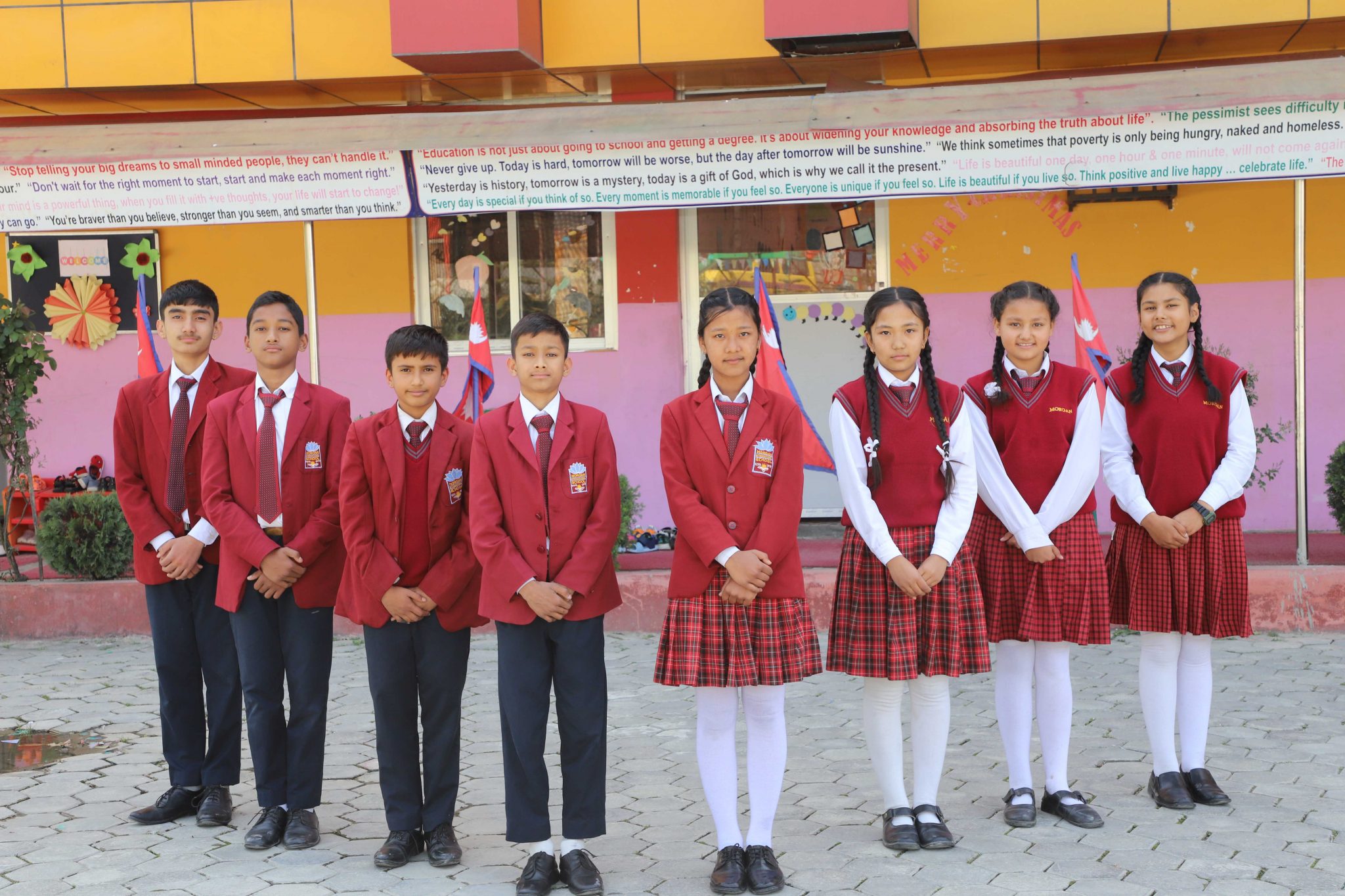 Morgan International Secondary School, Kathmandu Students 