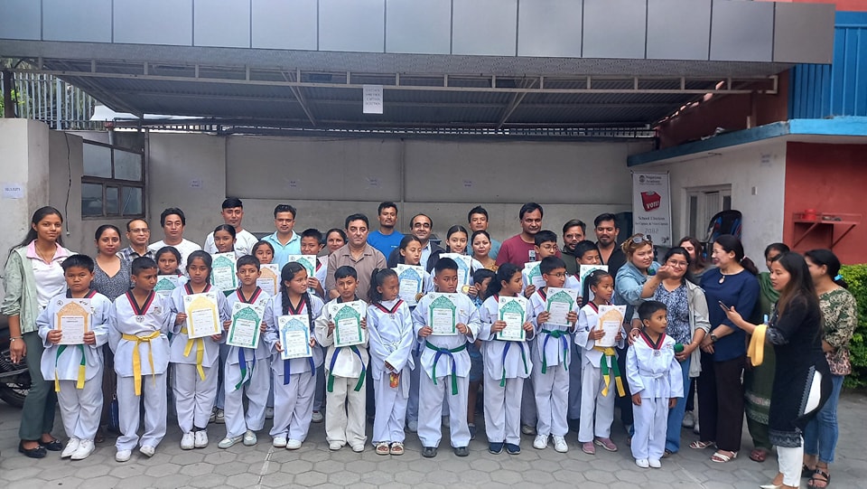 Nagarjuna Academy International School, Lalitpur Karate Class 