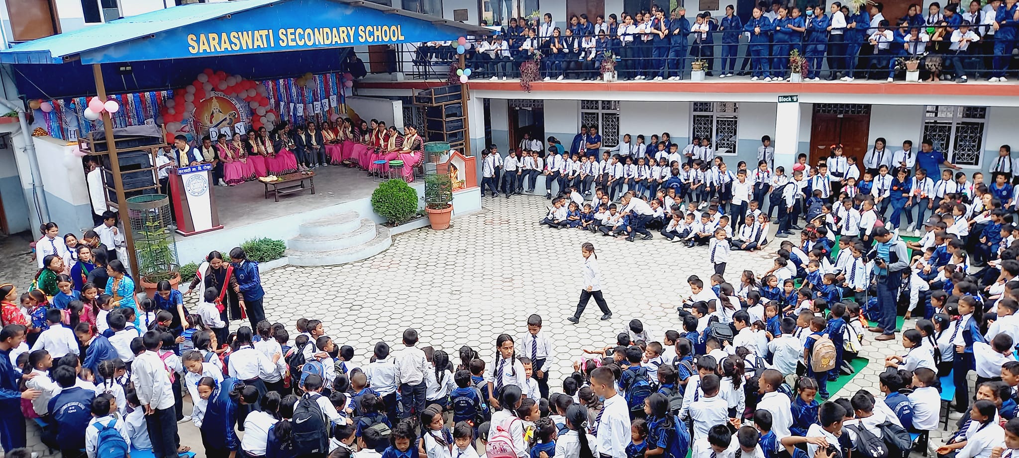 Saraswati Secondary School, Tokha, Kathmandu Program 