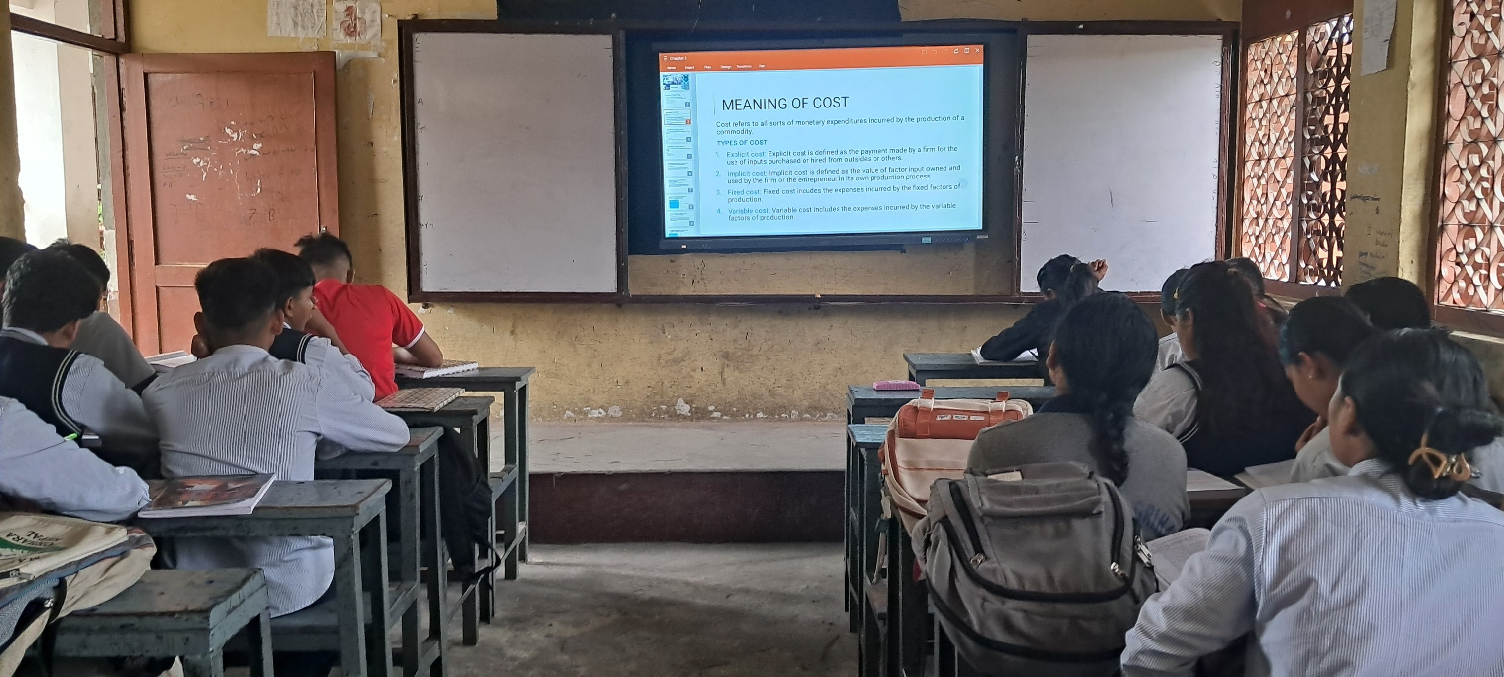 Shanti Vidya Griha Secondary School, Kathmandu Classroom