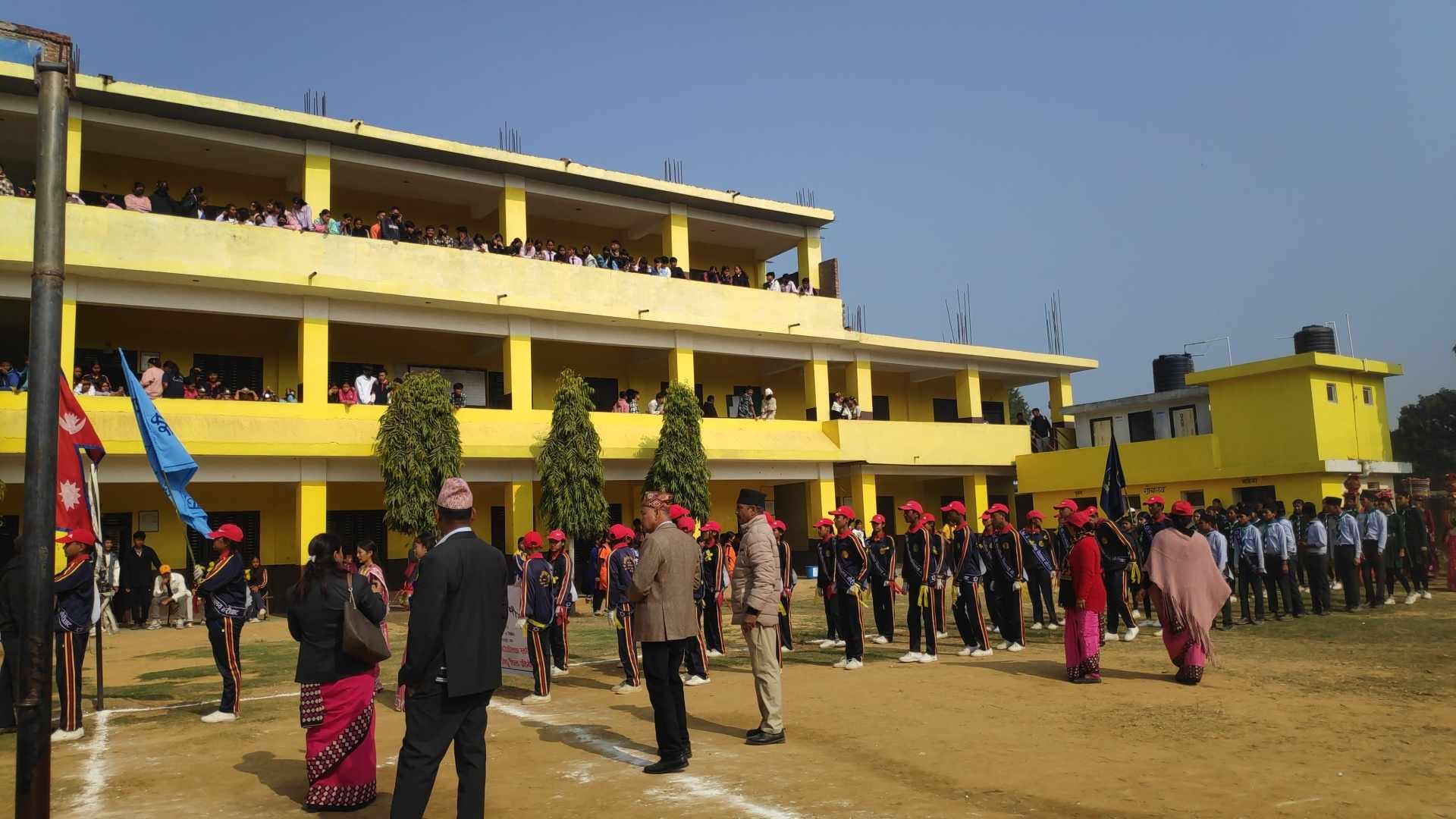 Shree Secondary School, Maurighat, Dang  Building 