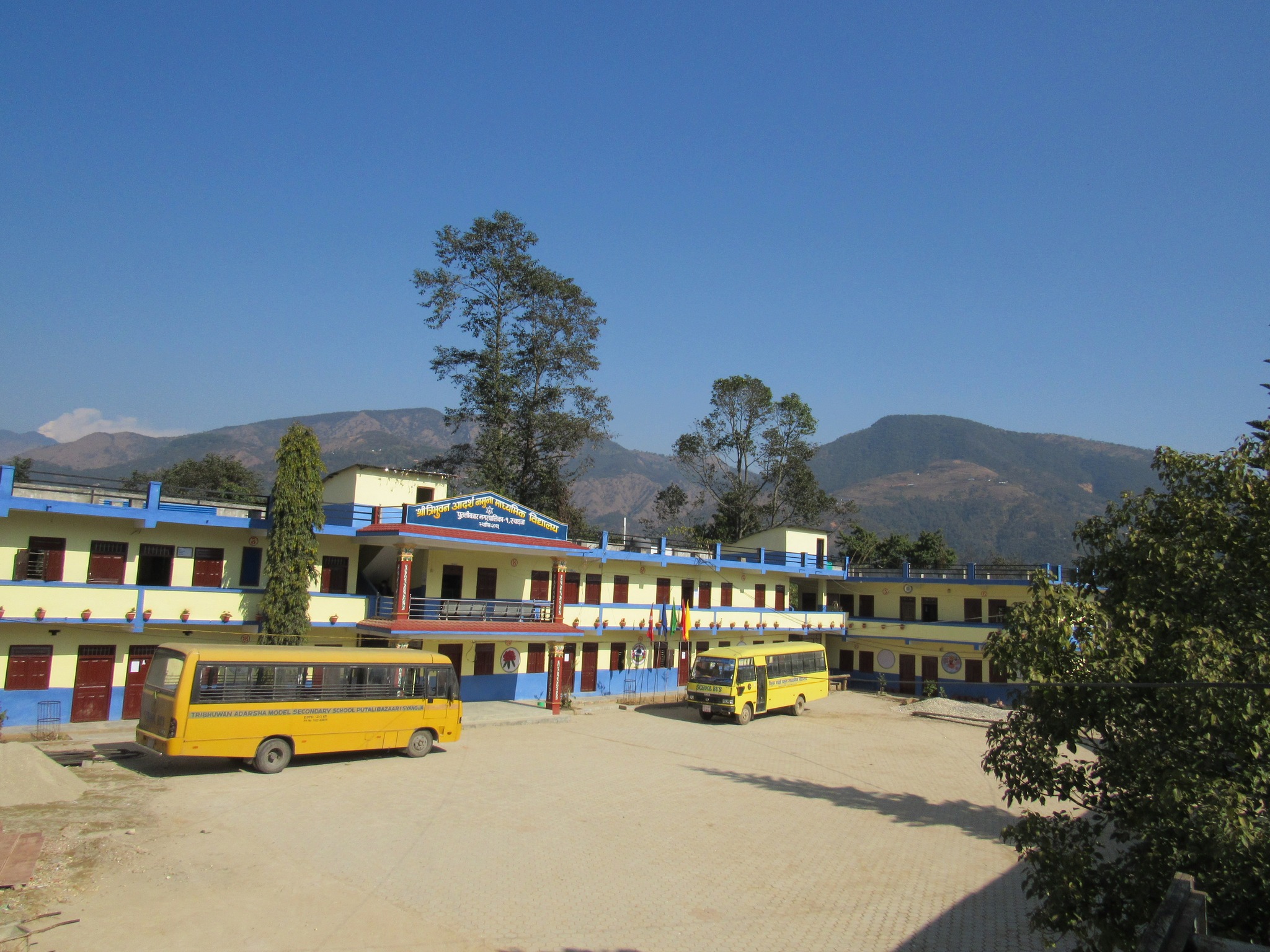 Tribhuwan Aadarsha Secondary School Building 
