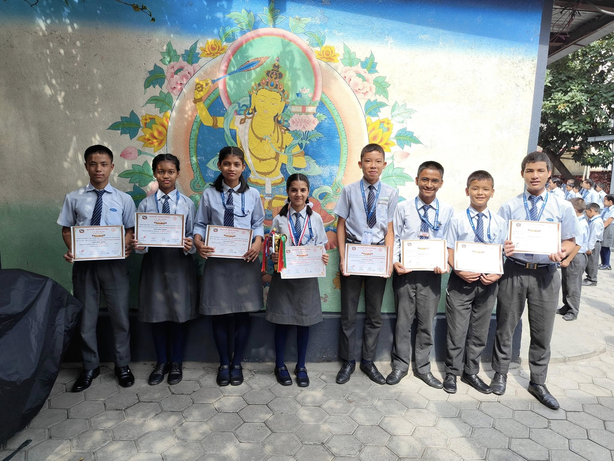 Triveni Public School, Kathmandu Certificate Distribution 