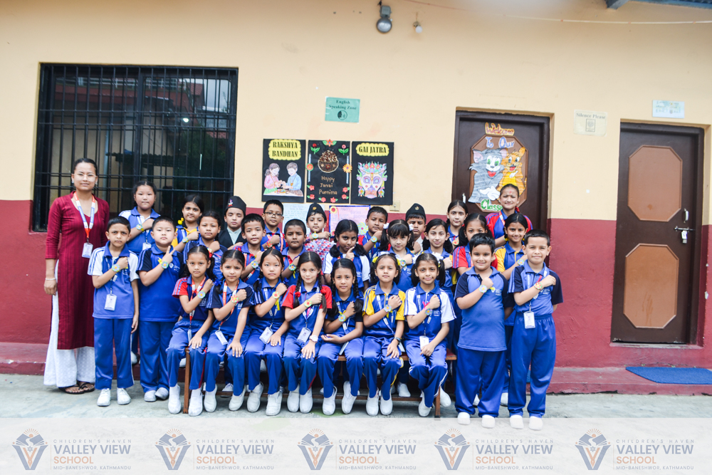Valley View English School, Kathmandu Students 