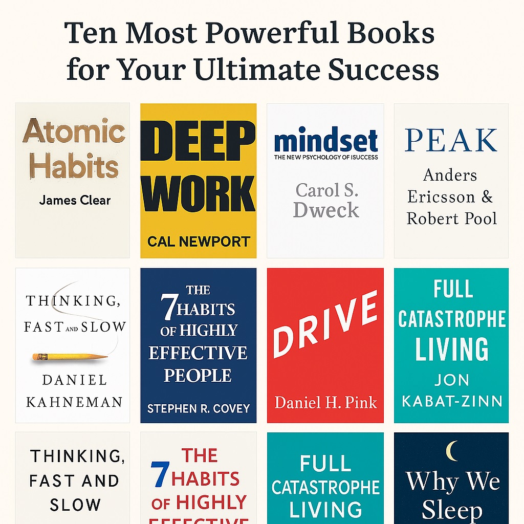 10 Most Powerful Books for Success
