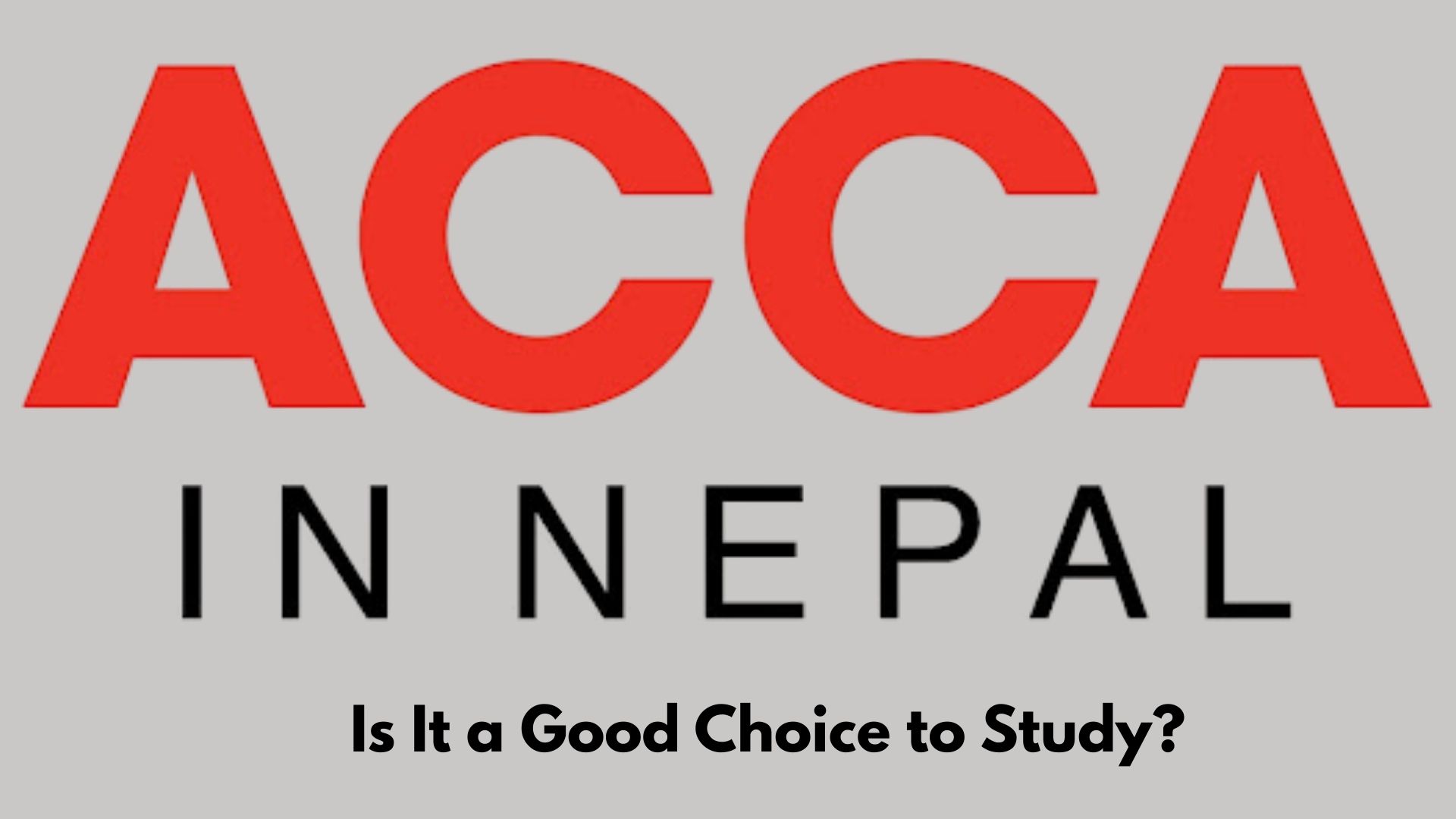 ACCA in Nepal