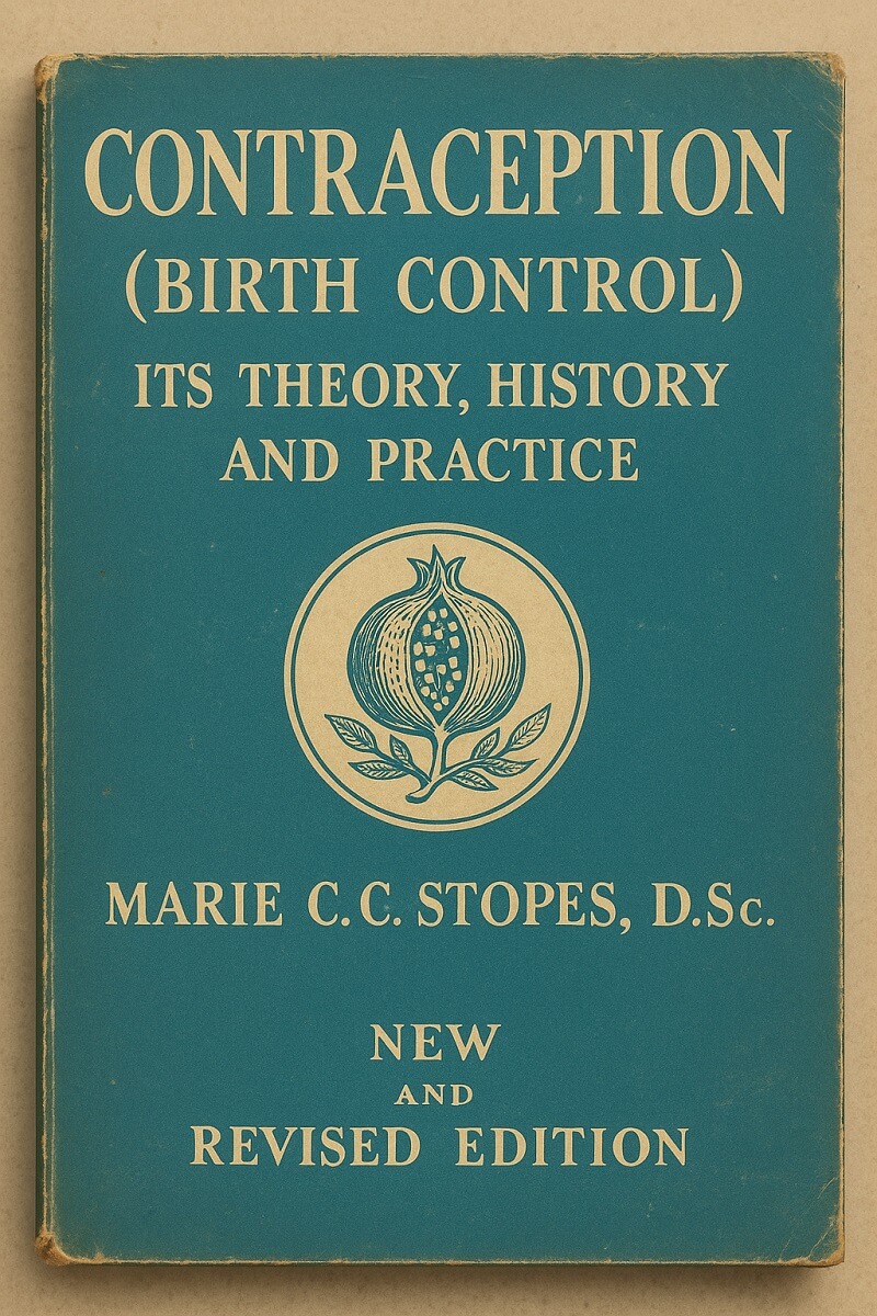 Contraception book by Marie Stopes 