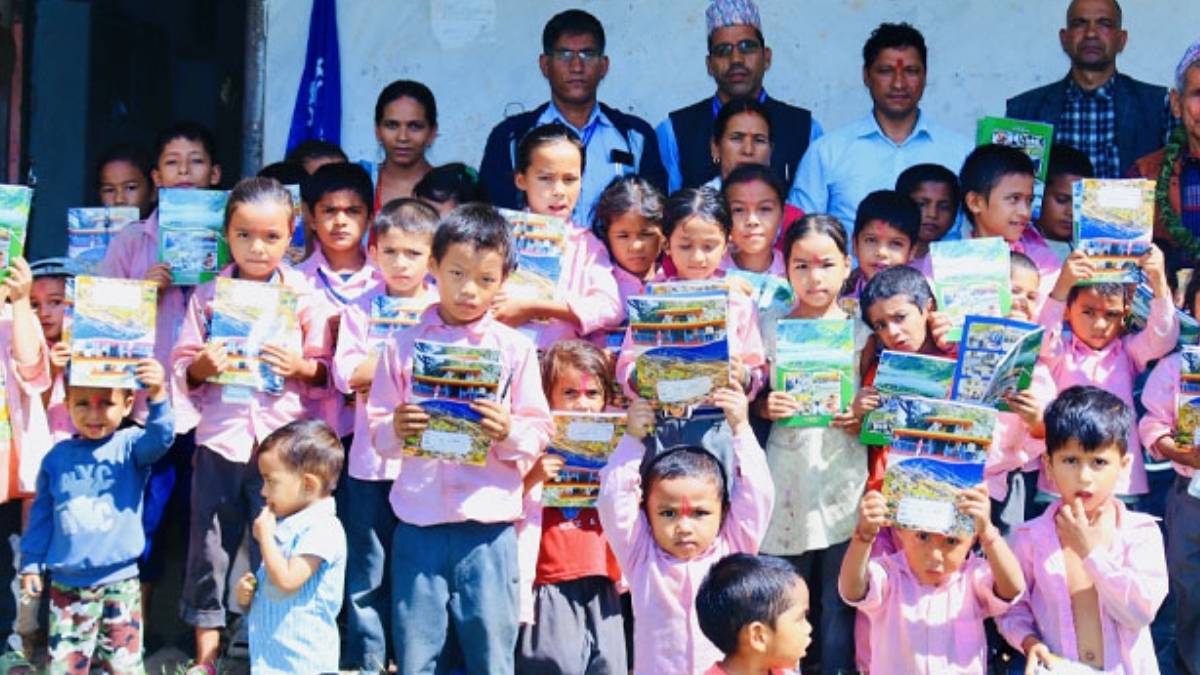 Educational Materials Distributed to Sanibheri Students