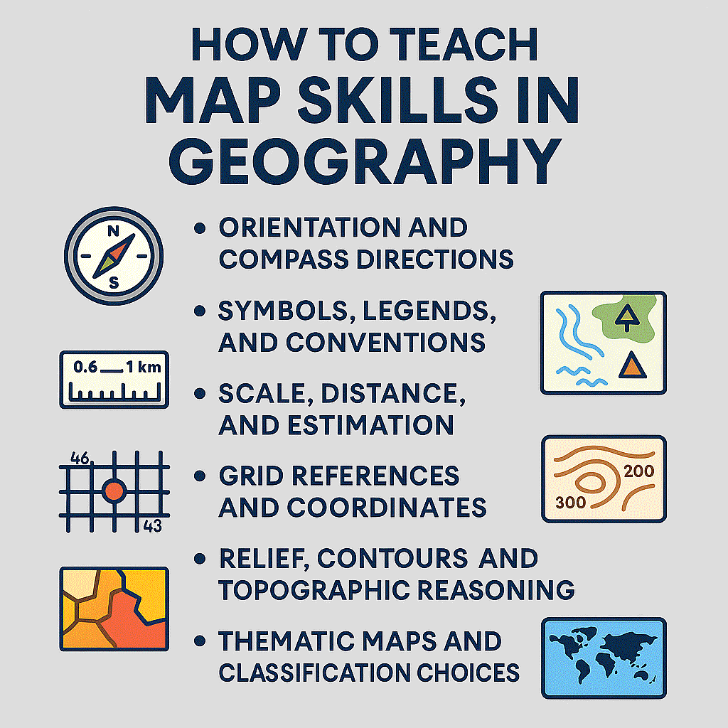 How to Teach Map Skills in Geography