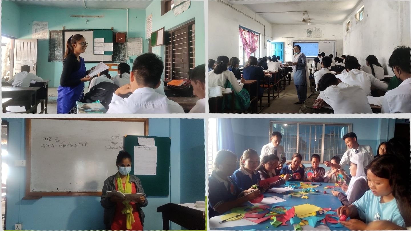 Kaushiki Campus, Dharan, Sunsari, Class, Teacher, Students 