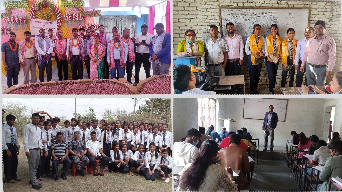 Mahakabi Bidhyapati Campus Lahan Teacher and Students 