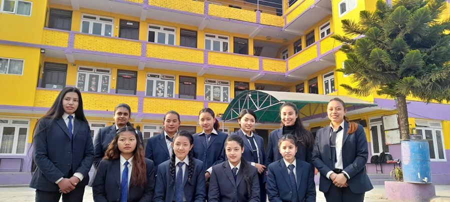 Modern Kanya Multiple College Building Kathmandu 