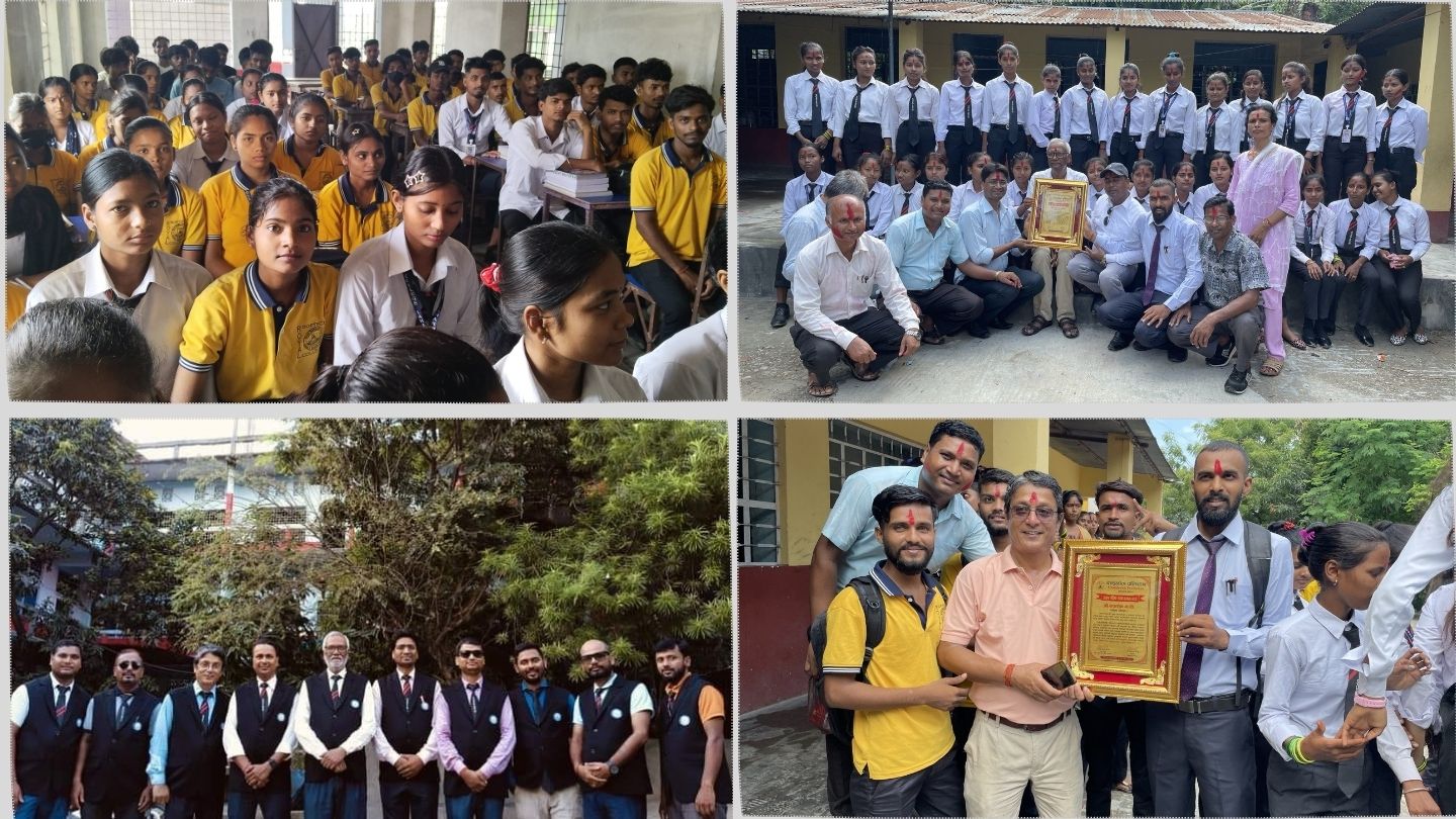 Royal Softech College Lahan Siraha Students and Teachers 