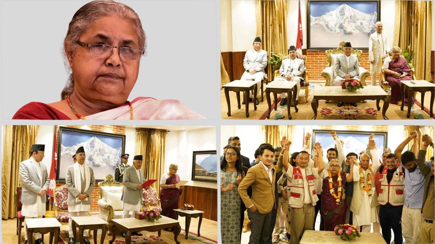 Sushila Karki sworn in as interim prime minister of Nepal 