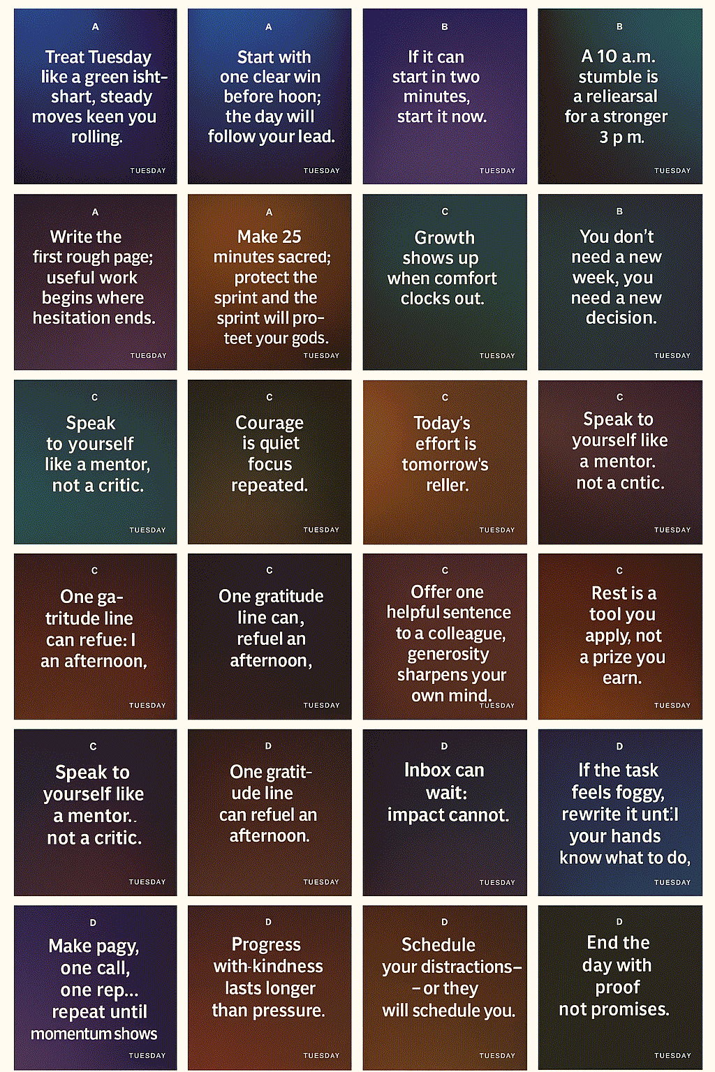 Tuesday Motivation Quotes 