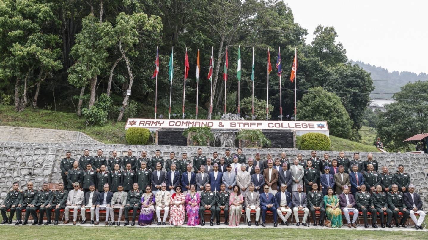 Army Command and Staff College, Nepal, Group Photo 