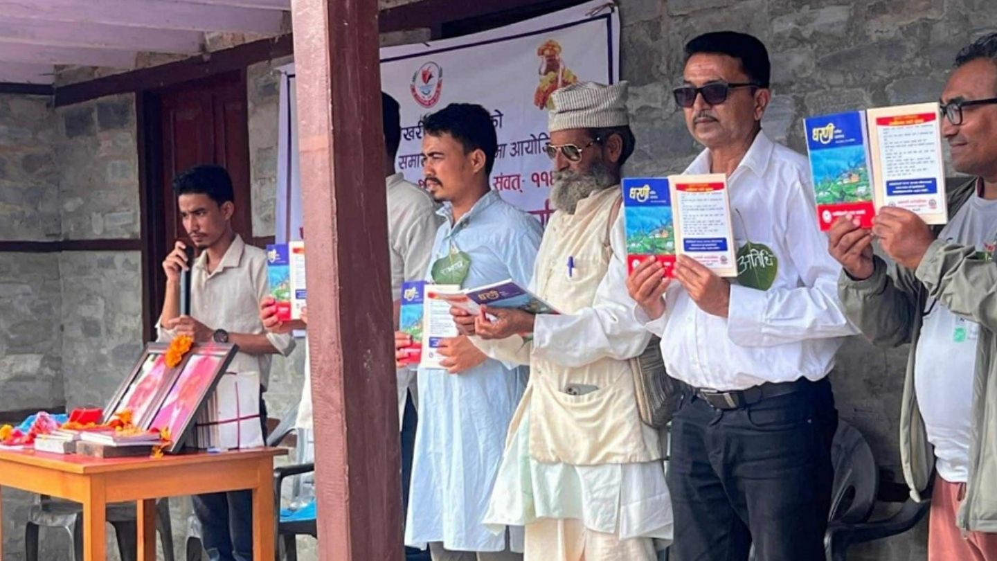 Dharani Literary Magazine Launched in Dumja, Sindhuli