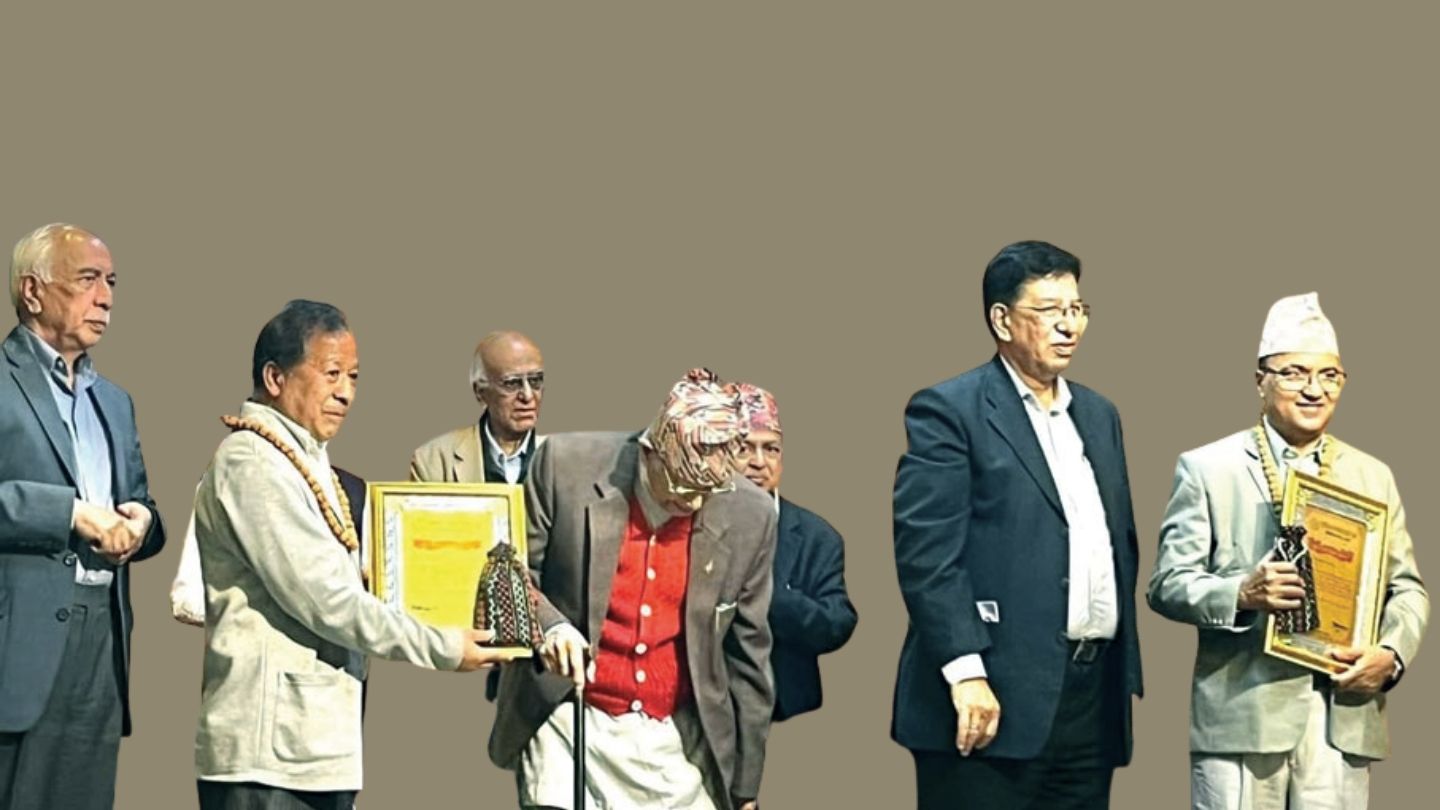 Gwang Sirapa Honor to Dhruva Madhikarmi and Laxmanprasad Gautam