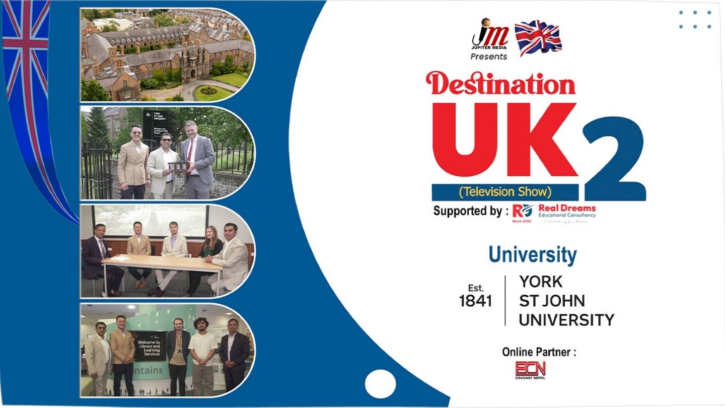 Jupiter Media Destination UK S2 York St John University