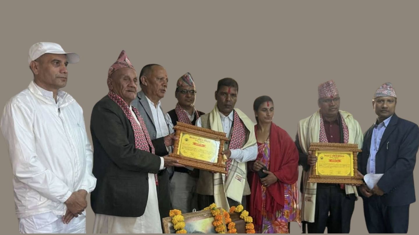 Litterateurs Ananta Aryal and Agnikumar Pallav Honored