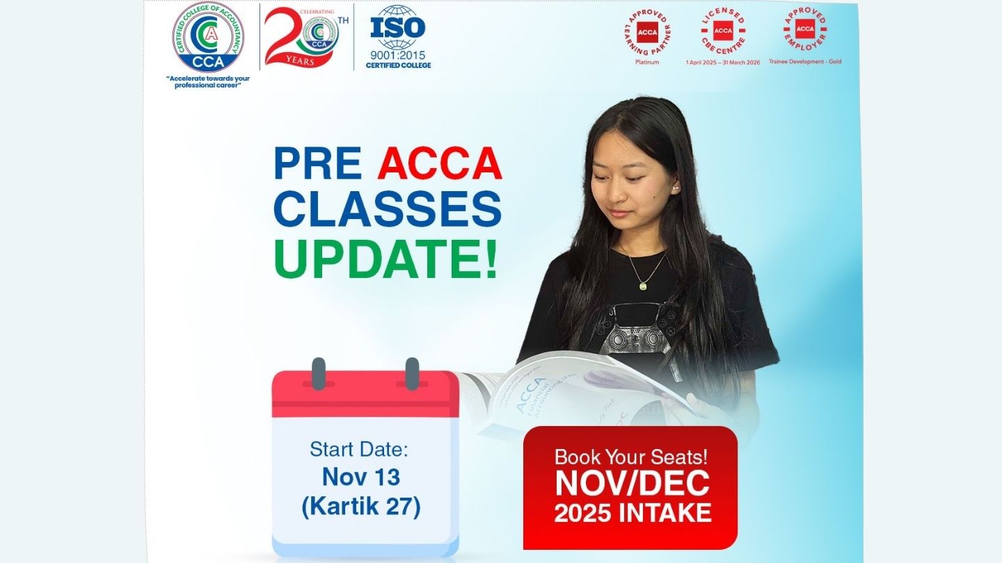 Pre-ACCA Classes at CCA starting November 13