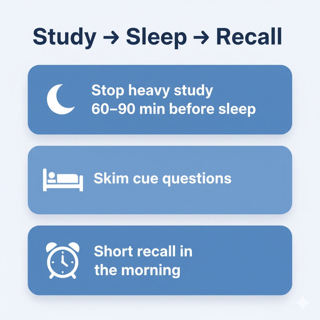study sleep recall 