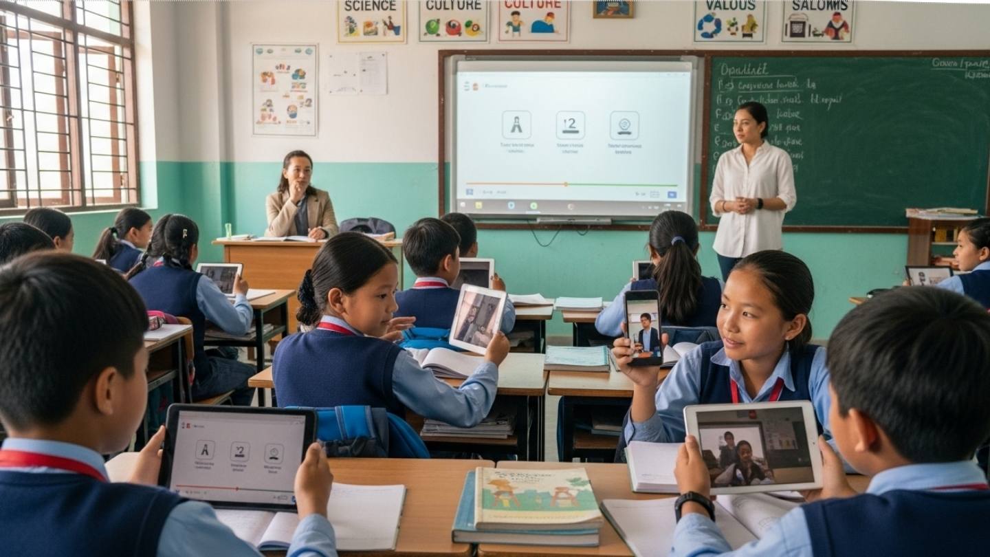 Generation Alpha in Classroom