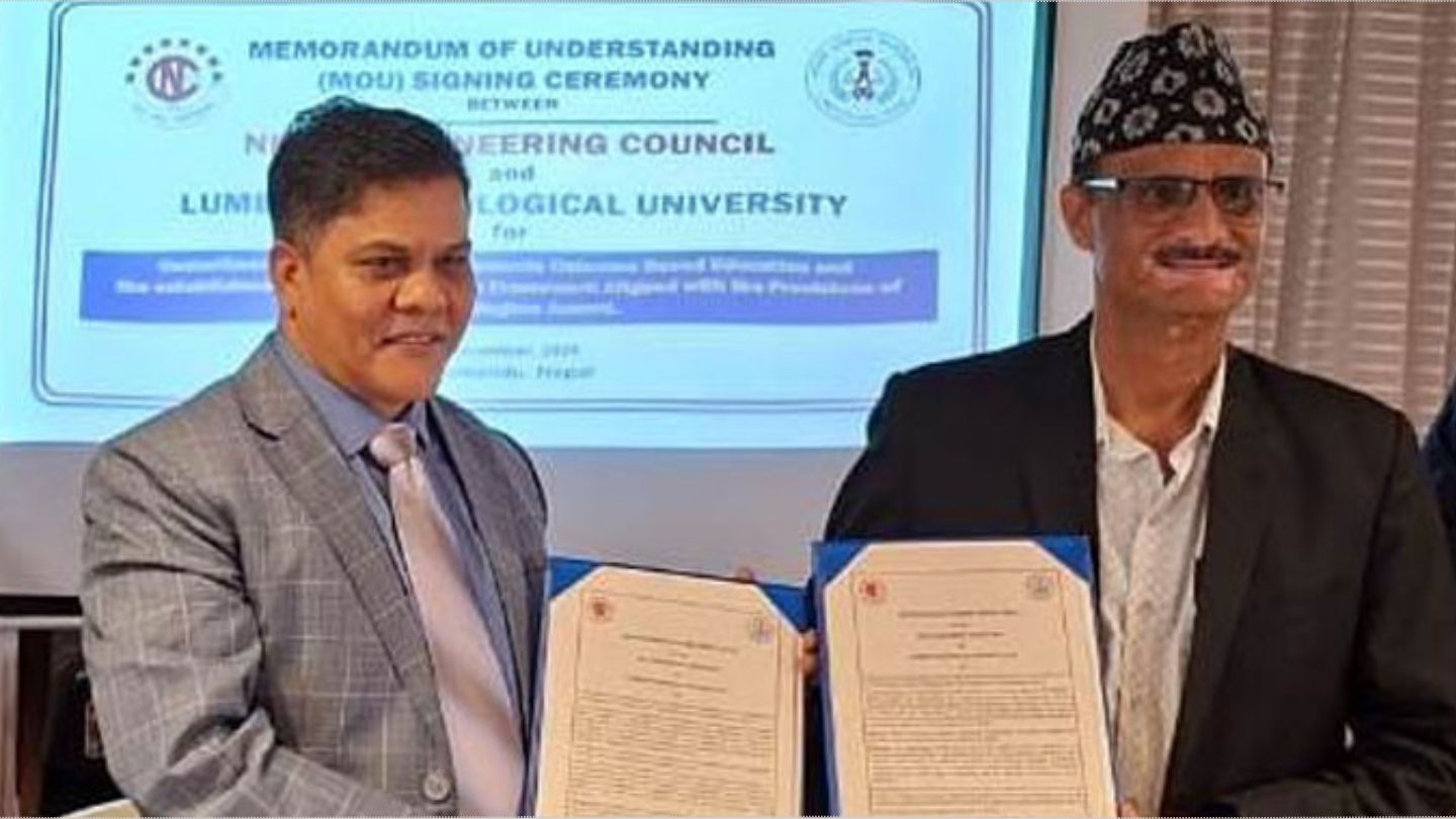 Lumbini Technological University and Nepal Engineering Council Agreement 