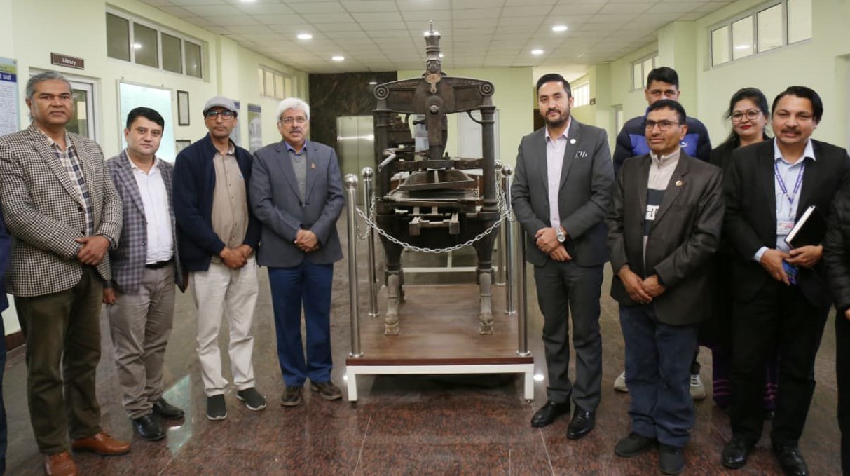 Minister Kharel Visits TU Journalism Department 