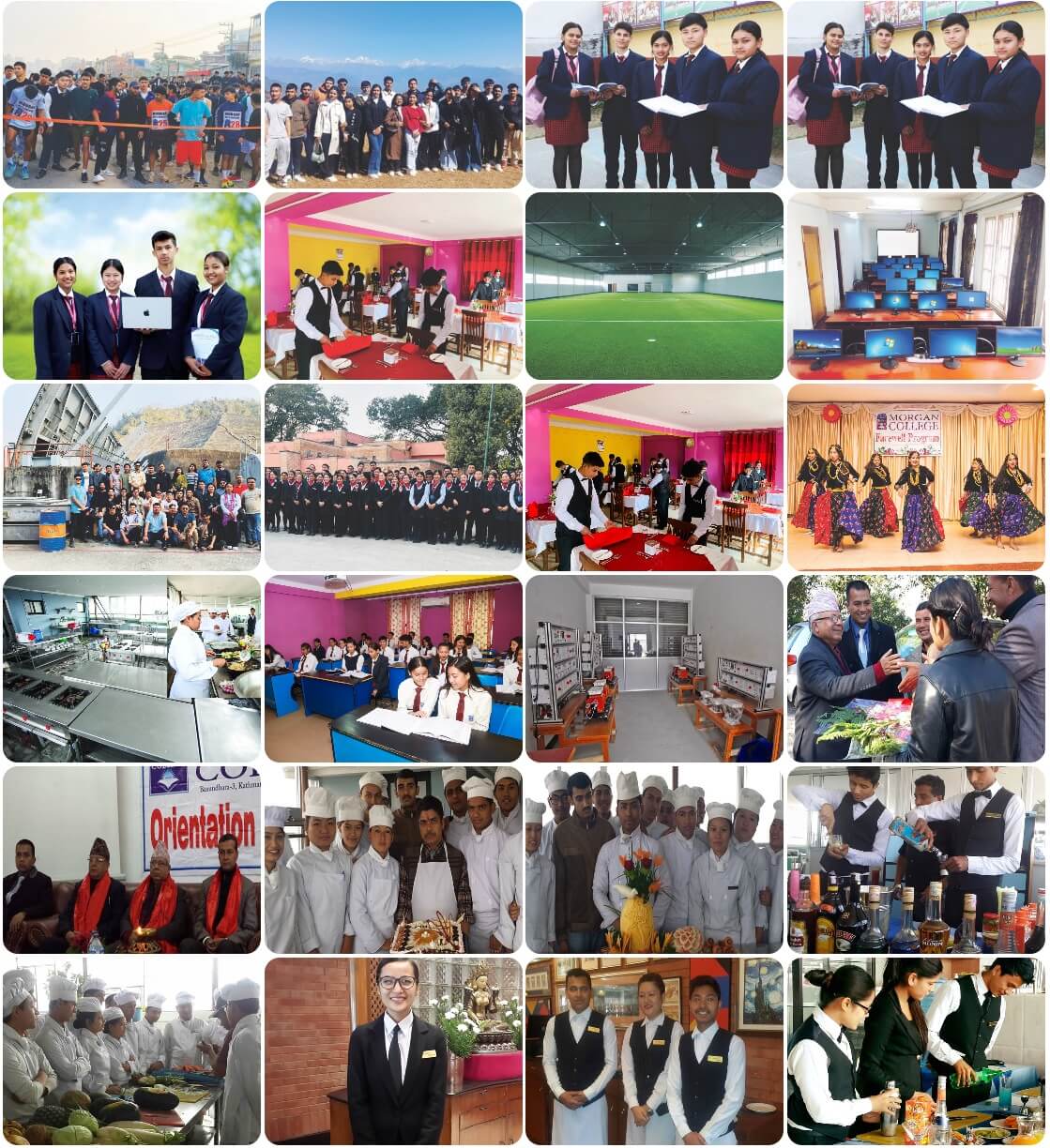 Morgan Engineering and Management College Basundhara Kathmandu ECA CCA Life Infrastructure