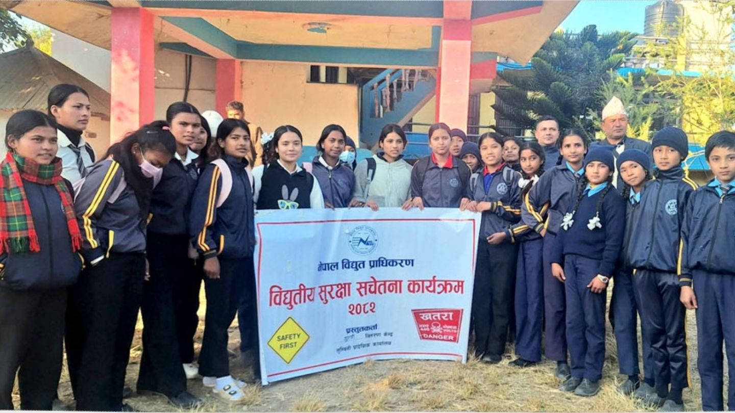 NEA Gulmi Student Electrical Safety Campaign 