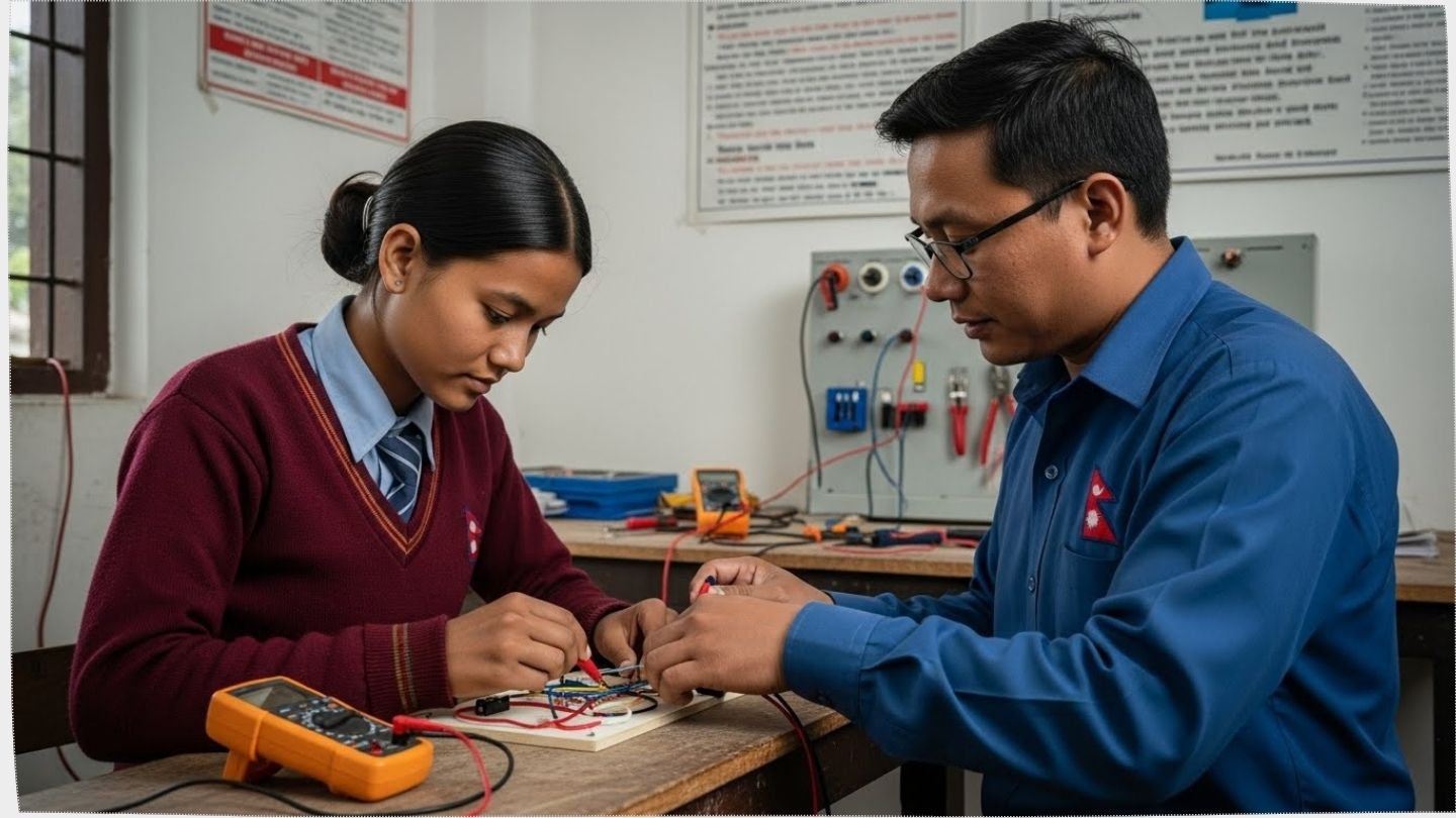 Nepal Student Hands-On Skill Training