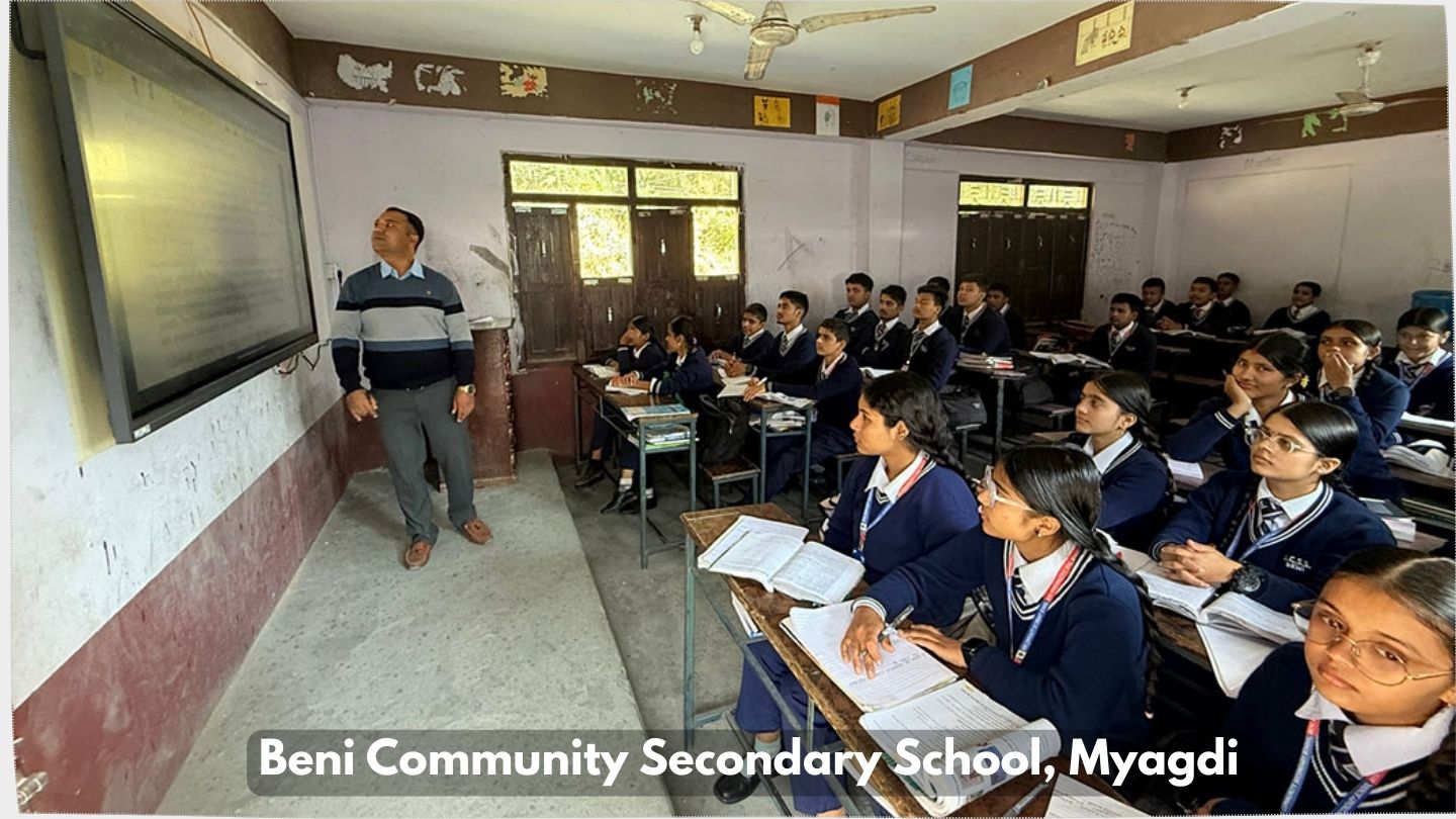 Smart Board Teaching at Beni Community Secondary School 