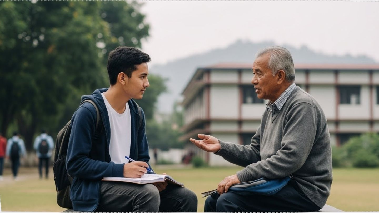 Student Disscussion with Senior