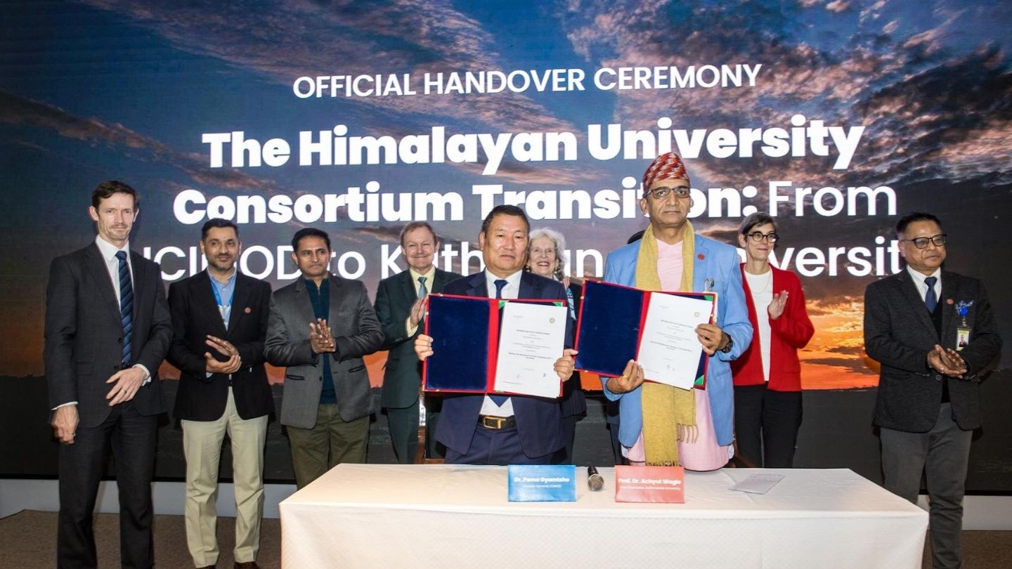 ICIMOD Hands HUC Secretariat to Kathmandu University 